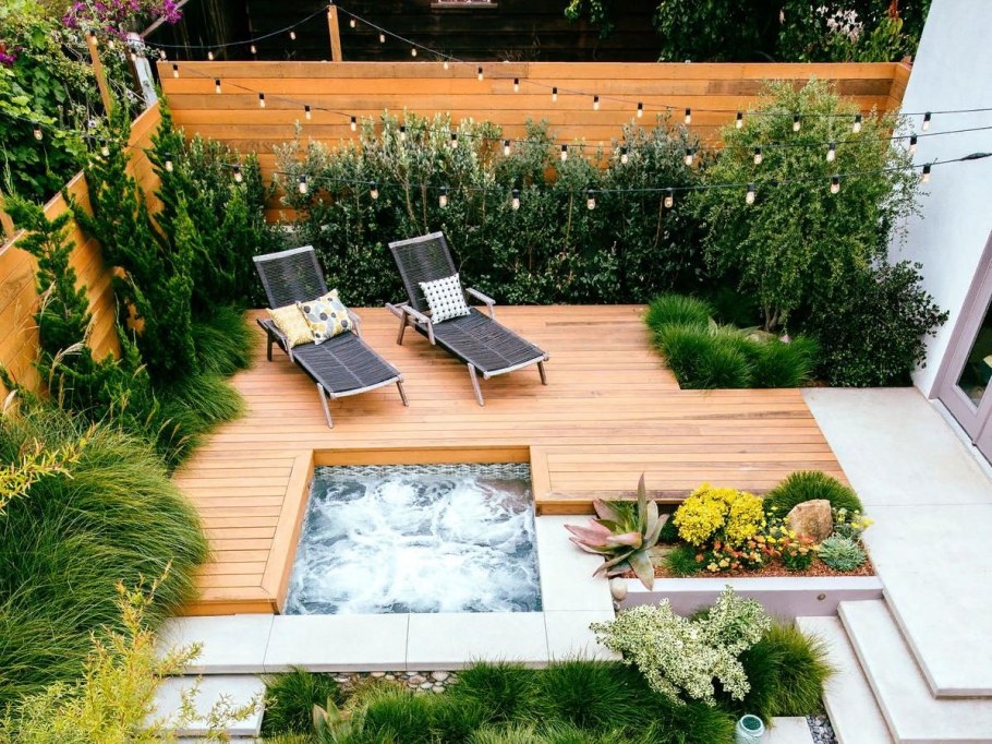 Ландшафт заднего двора