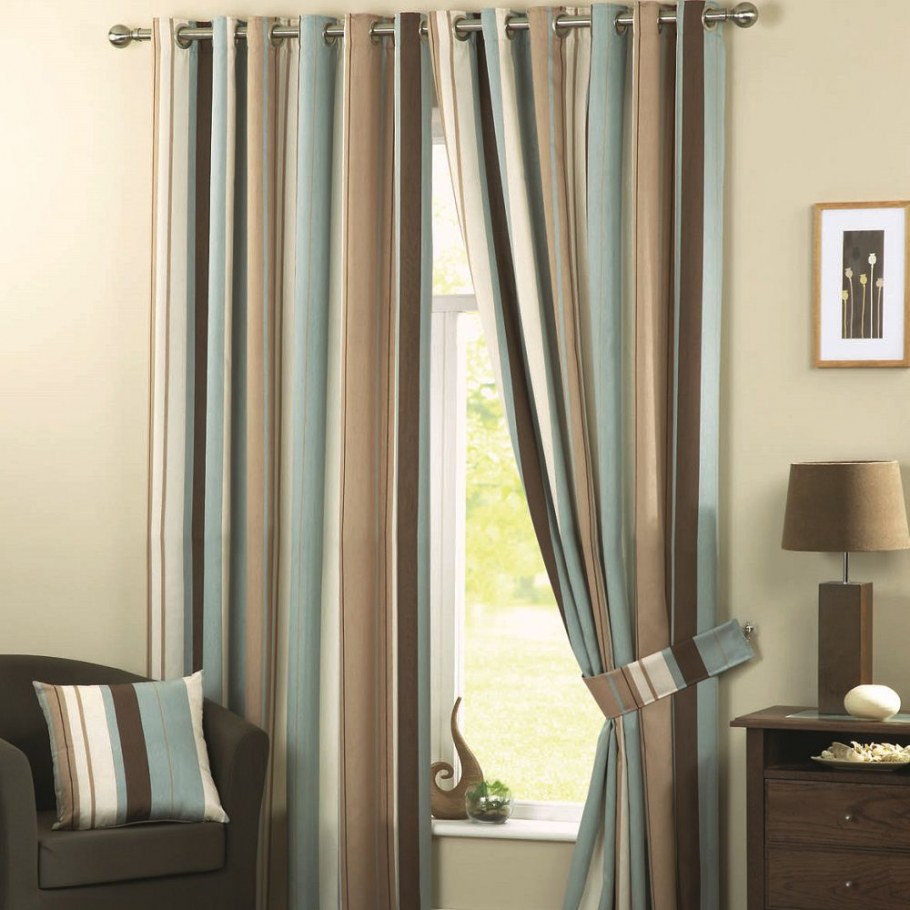 Шторы полосками вертикальные