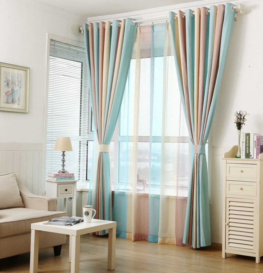 Полосатые шторы