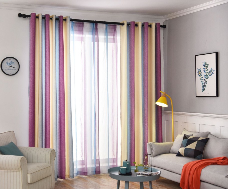 Полосатые шторы