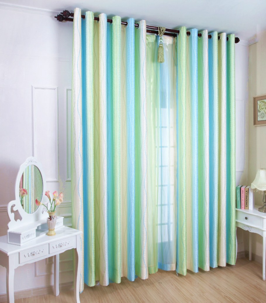 Полосатые шторы