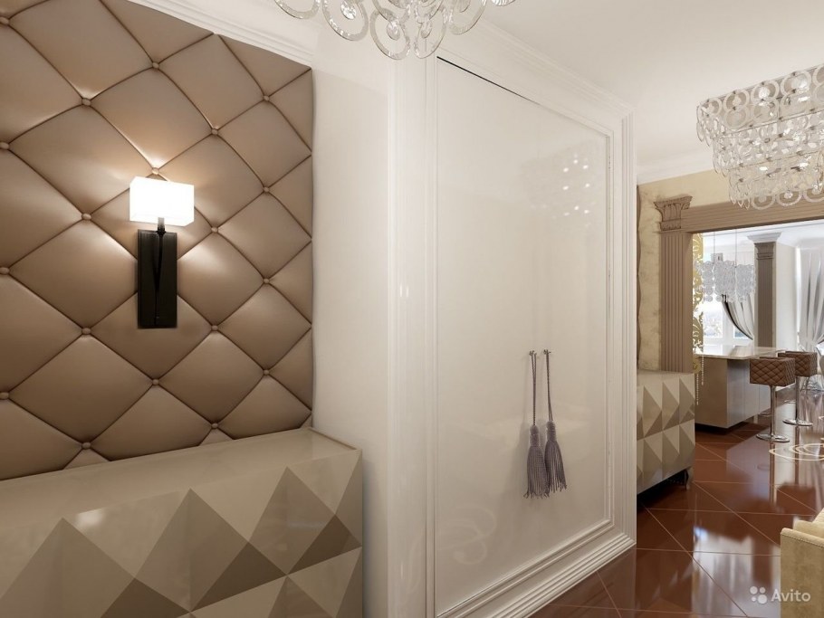 Мягкие стеновые панели каретная стяжка