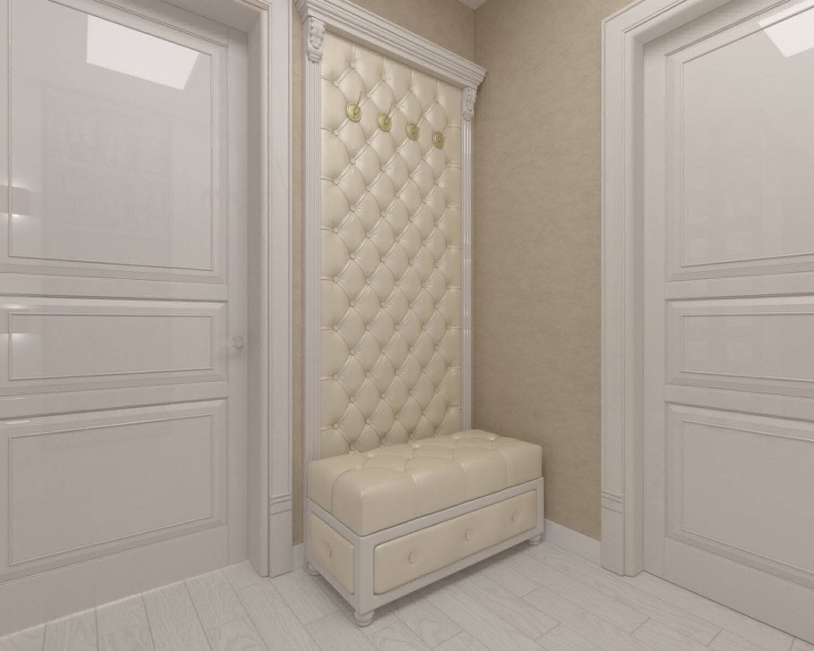 Прихожая с каретной стяжкой