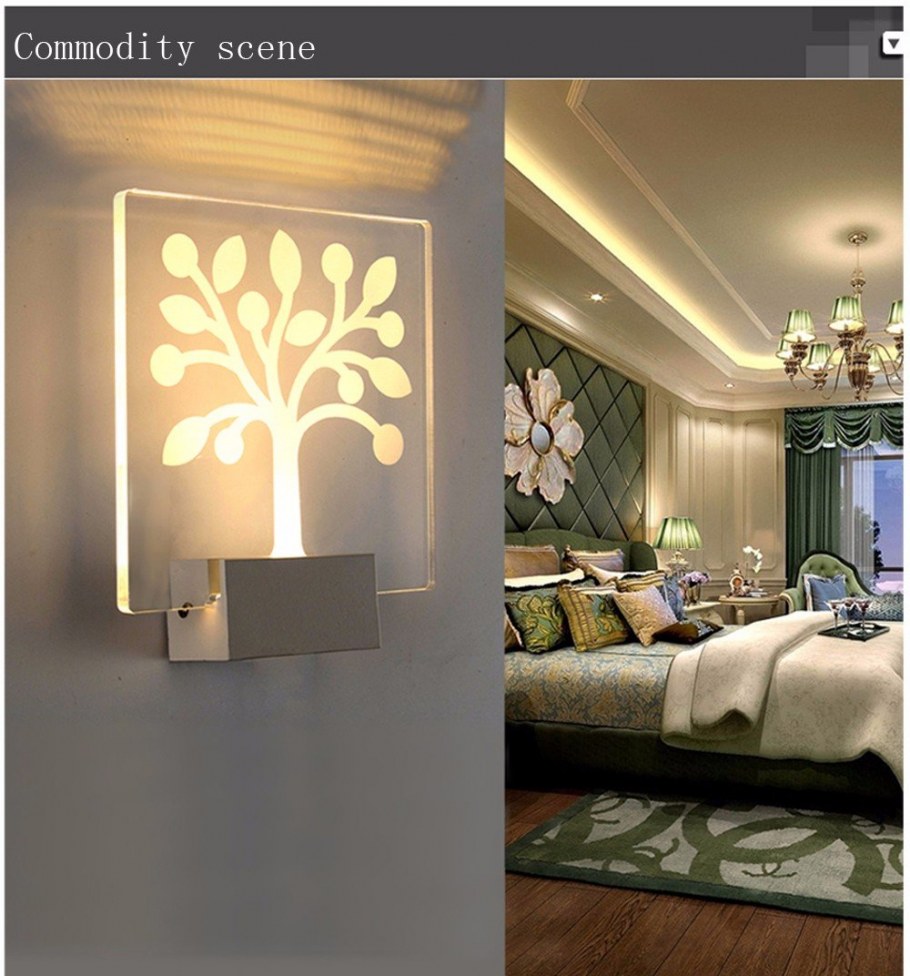 Бра European Modern Living Room Wall Lamp