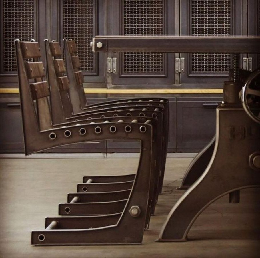 Прикроватный столик лофт