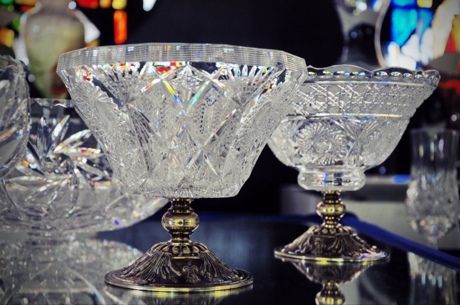 Ваза хрустальная Гусевский хрусталь