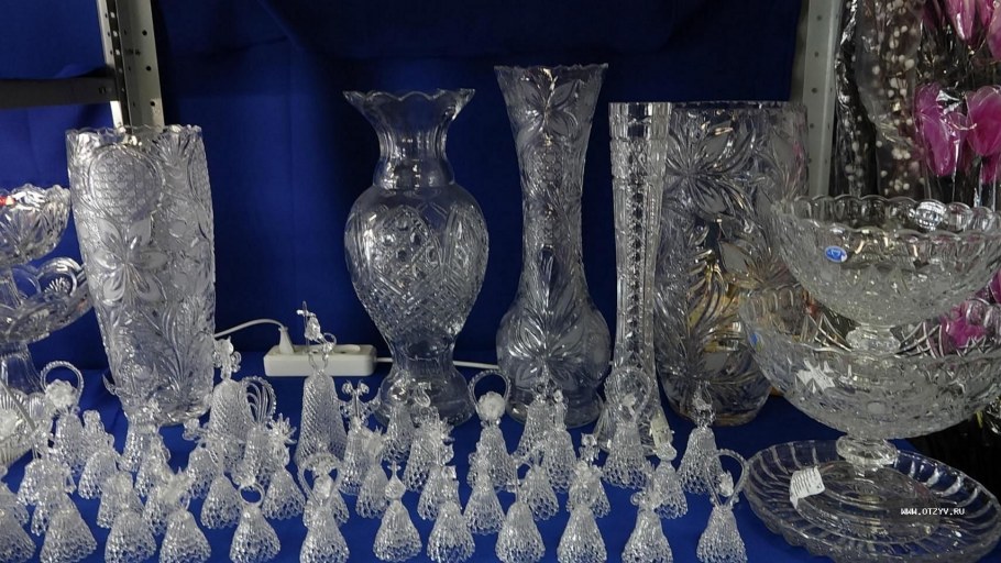 Стеклянные вазы для декора