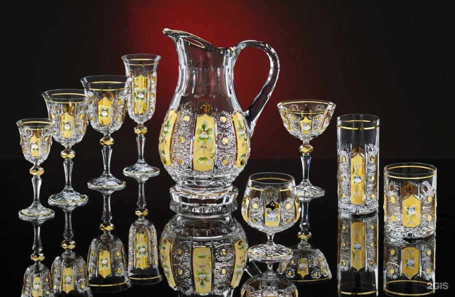 Чешский хрусталь Богемия посуда