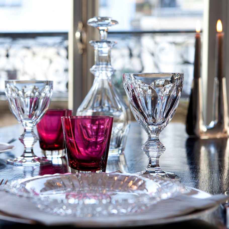 Декор из стеклянной и хрустальной посуды