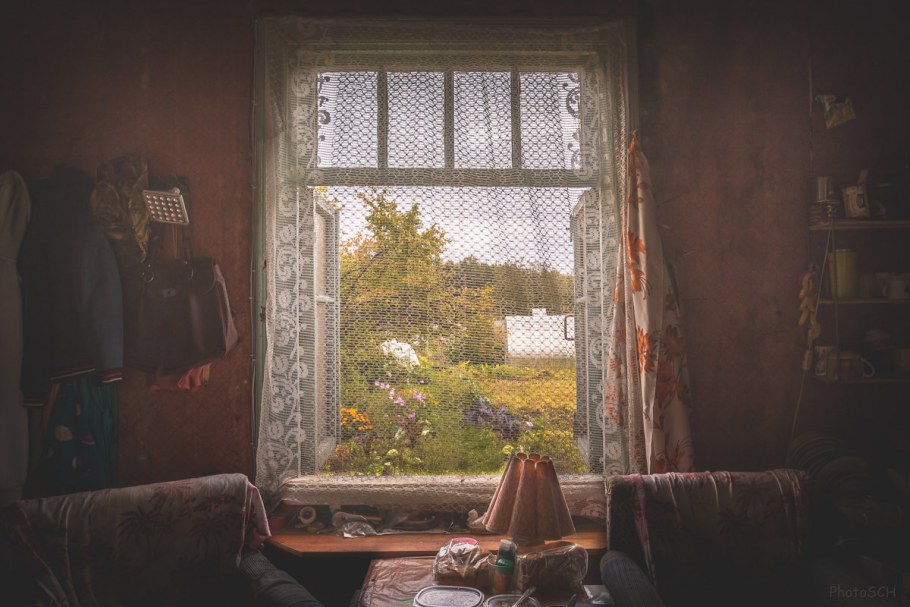 Вид из окна деревня