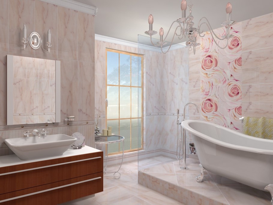 Панель ПВХ 250х2700х8 мм venta мозаика синяя