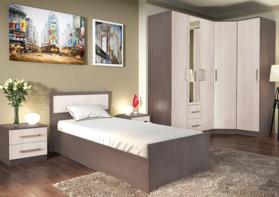 Спальный гарнитур Фиеста (БТС)