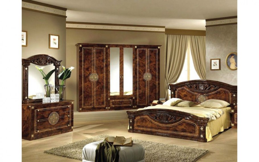 Спальня Рома диа мебель орех