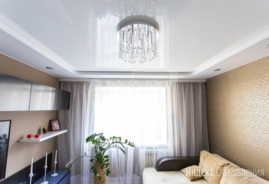 Матовый натяжной потолок м110