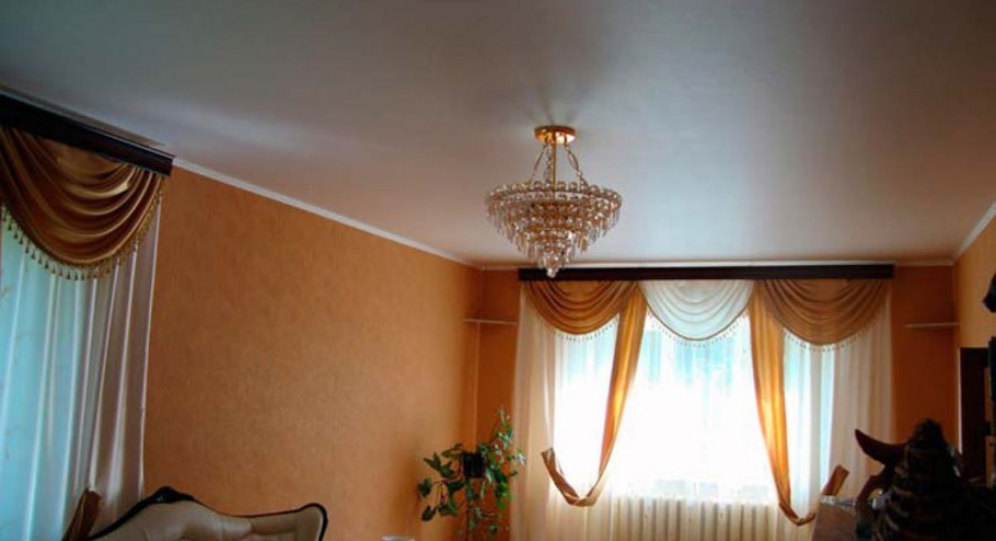 Глянцевый и сатиновый потолок