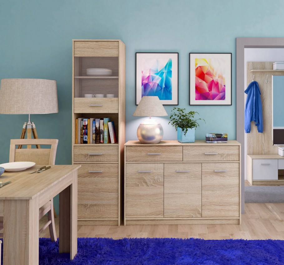 Швейцарский вяз и дуб сонома