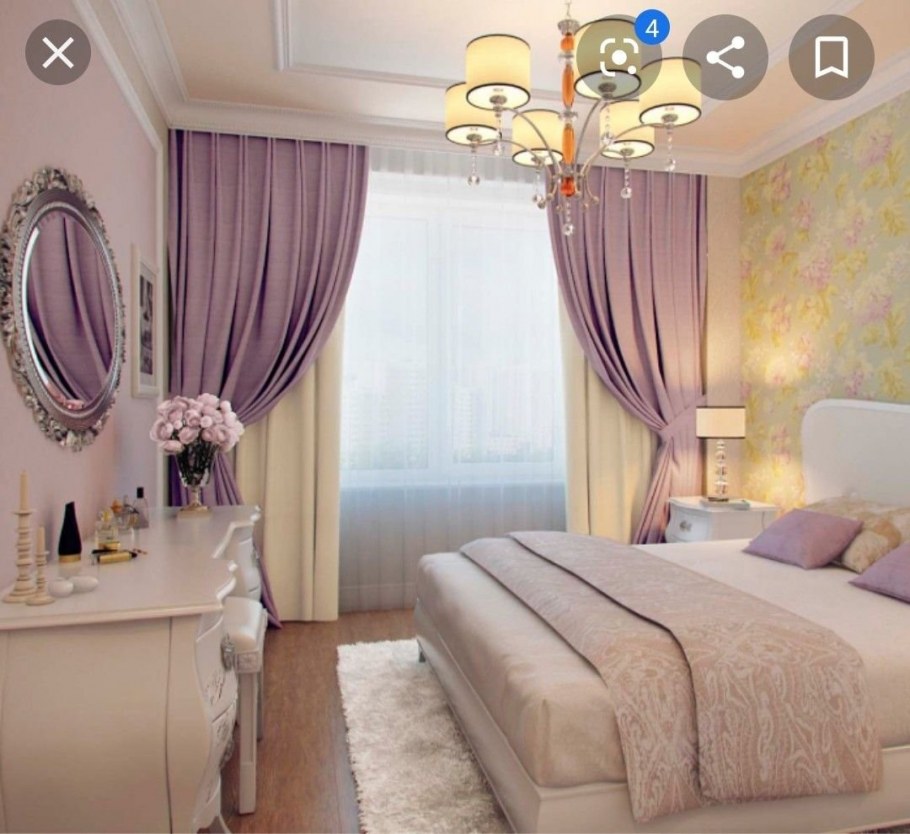 Фиолетовые шторы бархат