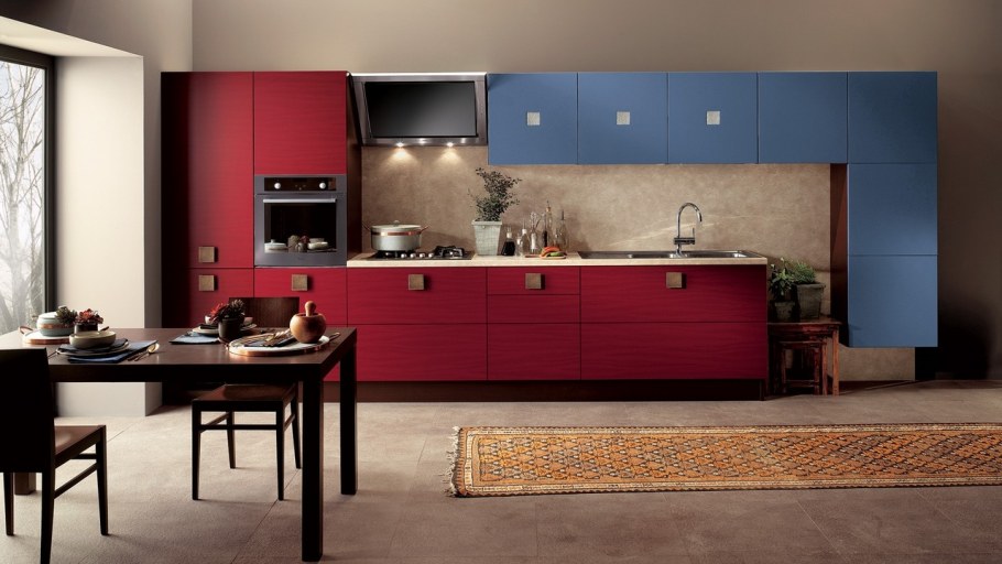 Желтая кухня в интерьере