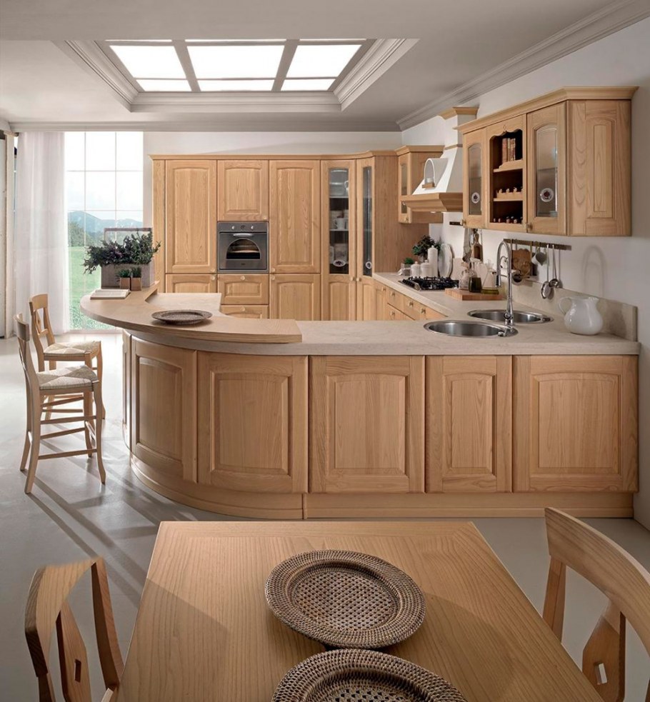 Кухонная мебель патинированная классика