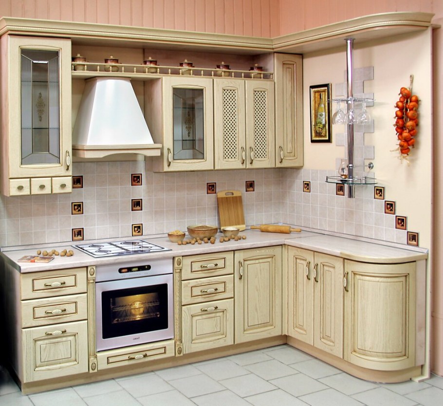 Кухня Ника ясень патина