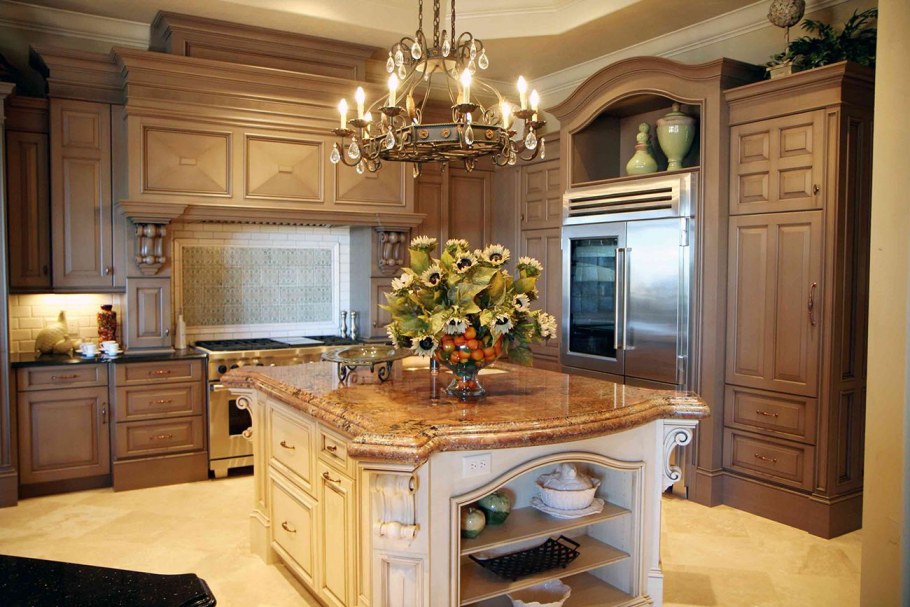 Кухня МДФ патина классика 2020