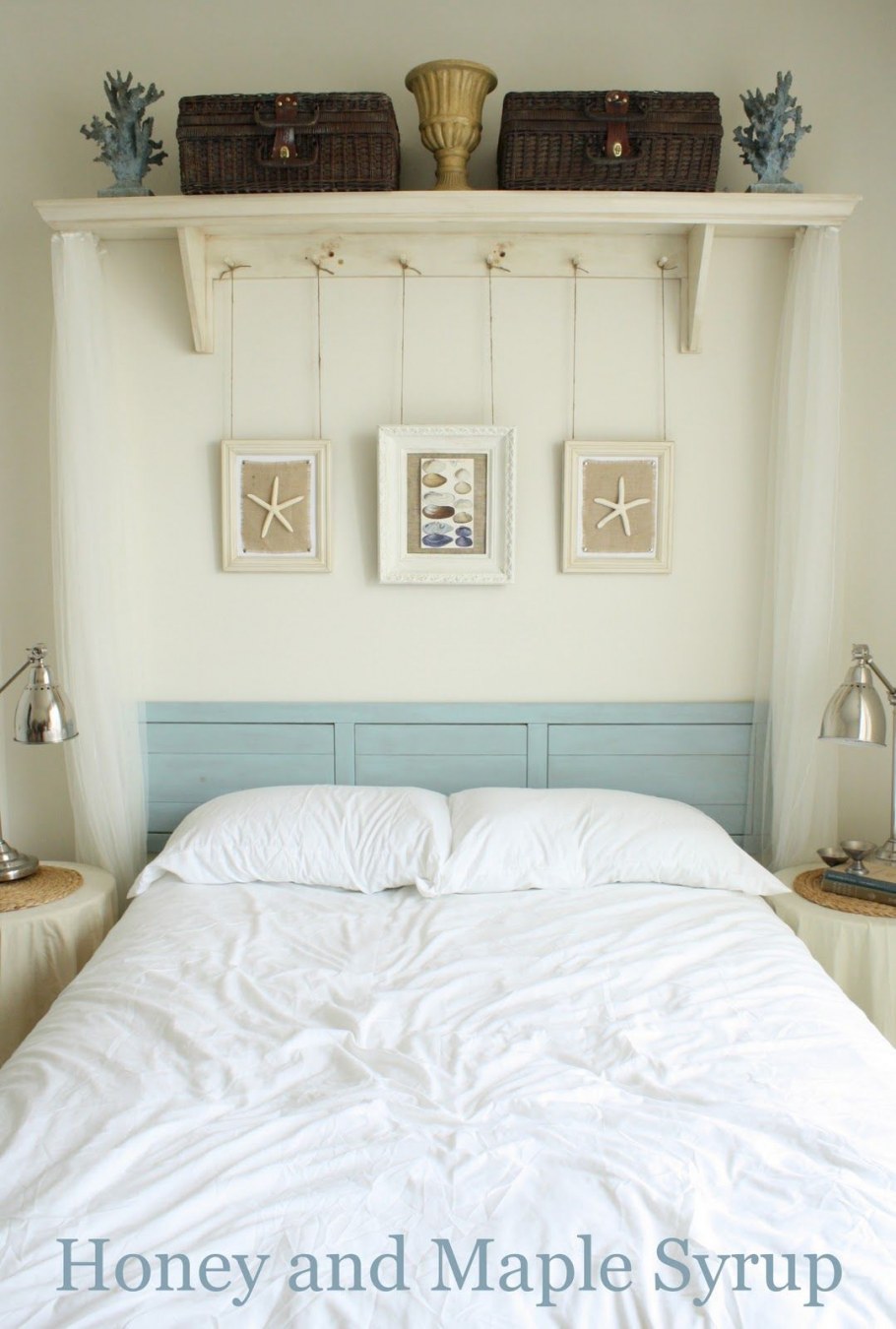 Сканди спальня макраме