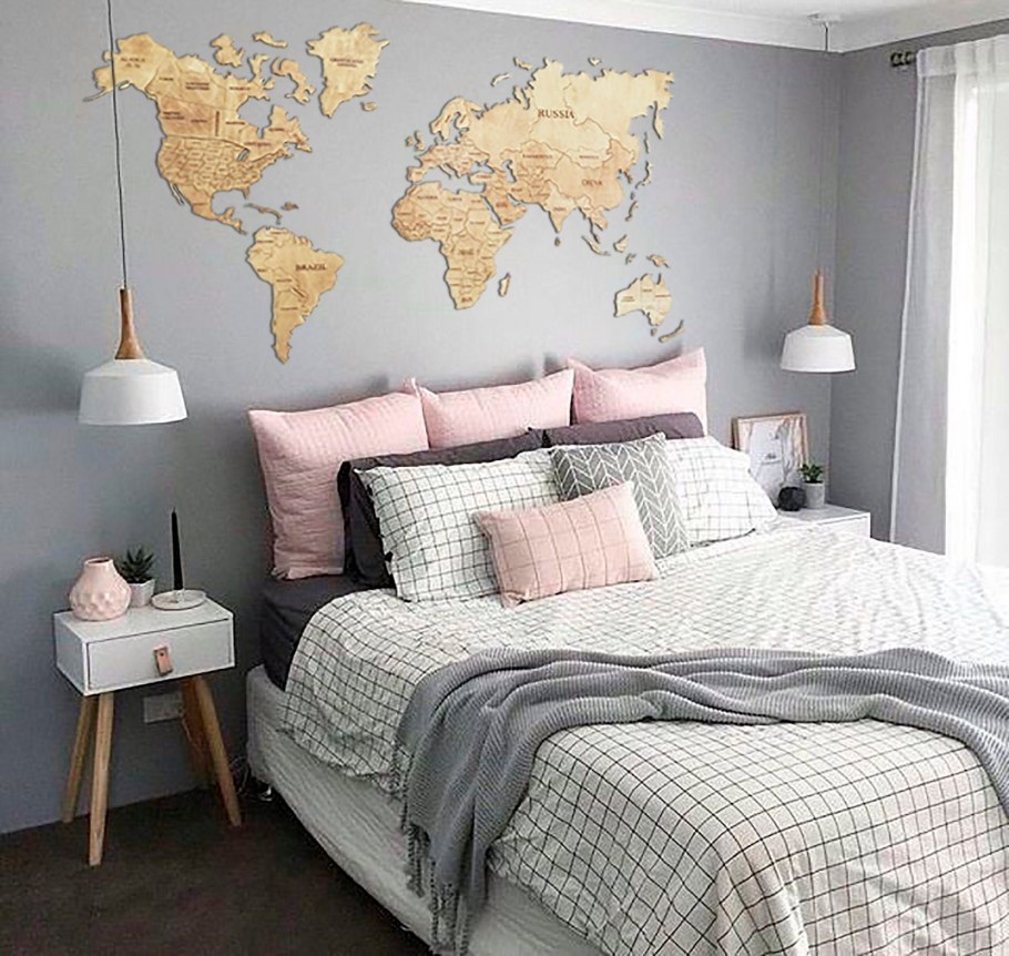 Спальня в пастельных тонах