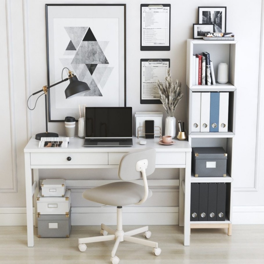 Стол Micke ikea белый