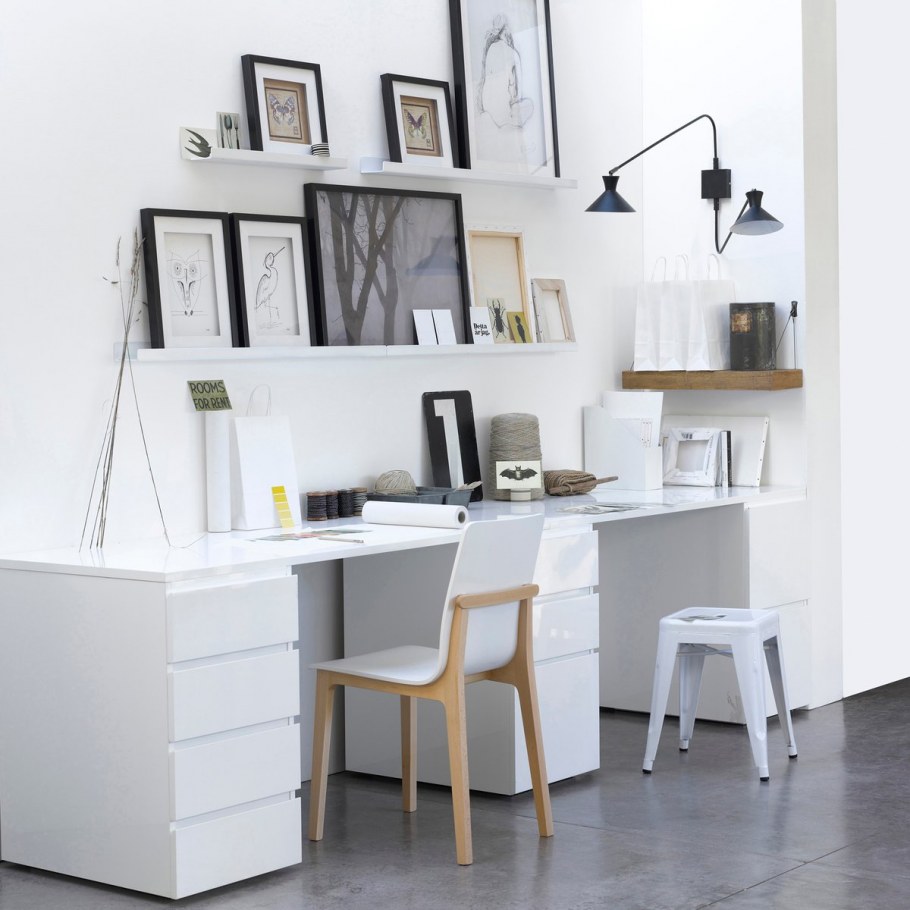 Стол ЛИННМОН Алекс икеа в интерьере детской