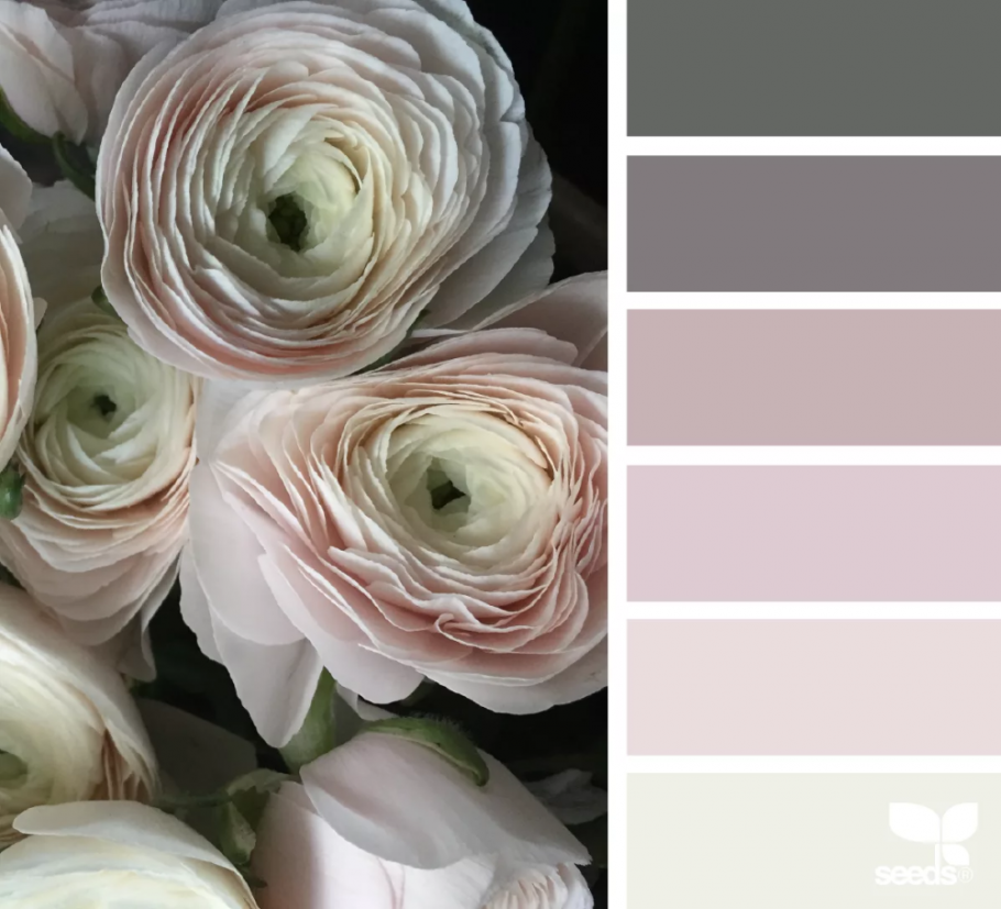 Пудровые оттенки палитра