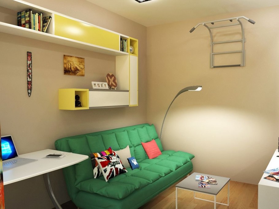 Интерьер маленькой комнаты