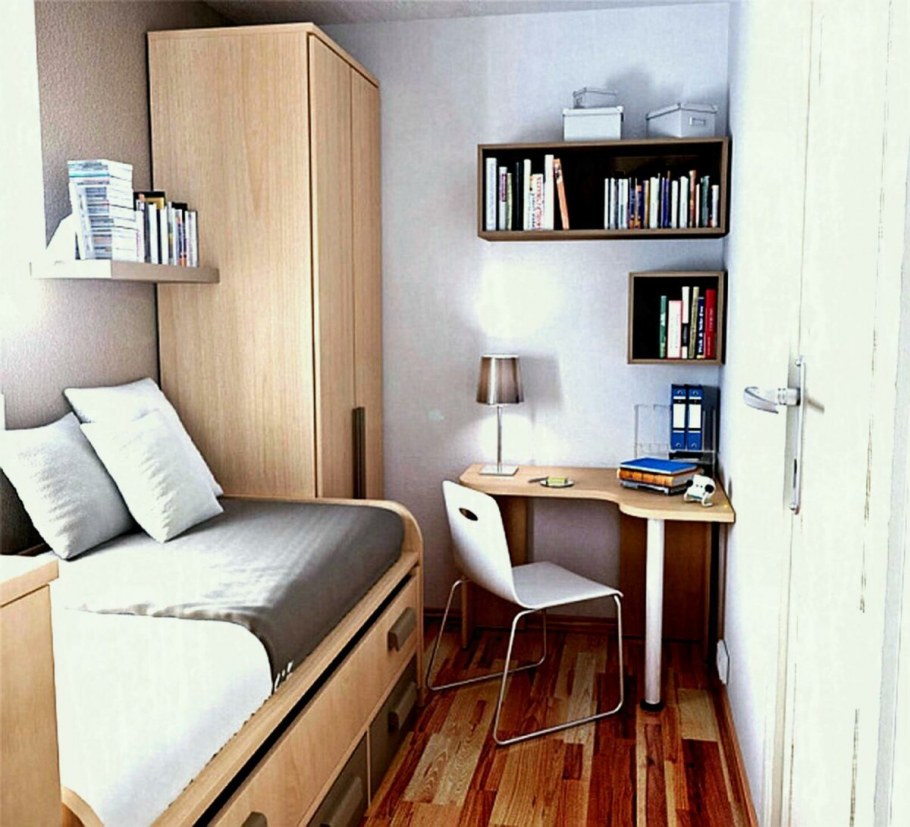 Малогабаритная детская комната для девочки