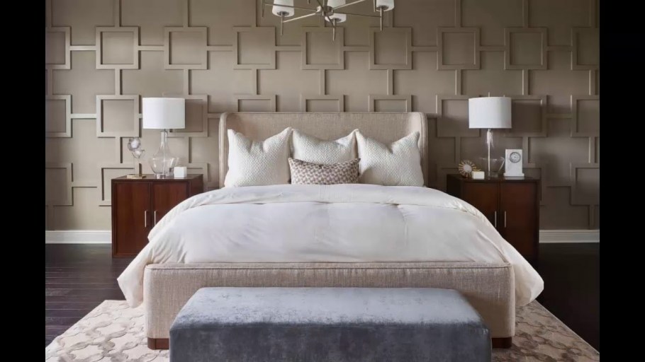 Мягкая стена в спальне