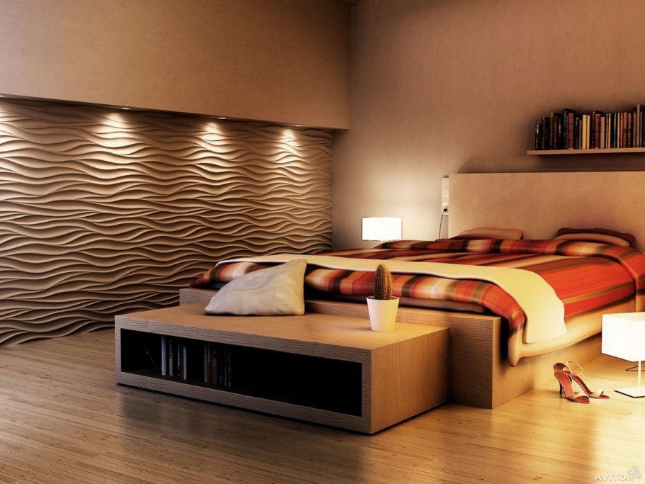 Амбровая вуаль 3д панели