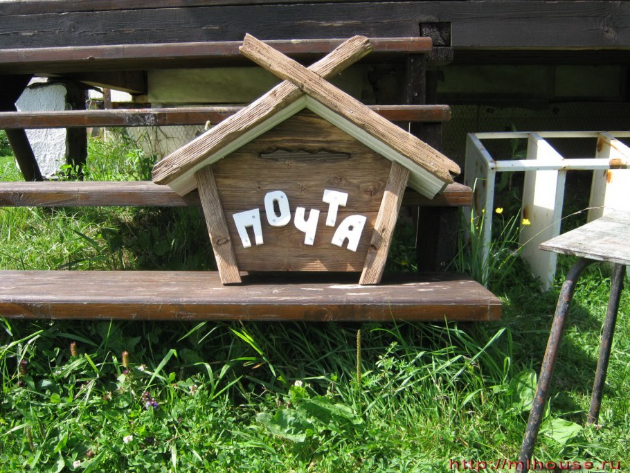 Почтовые ящики для дачи из дерева