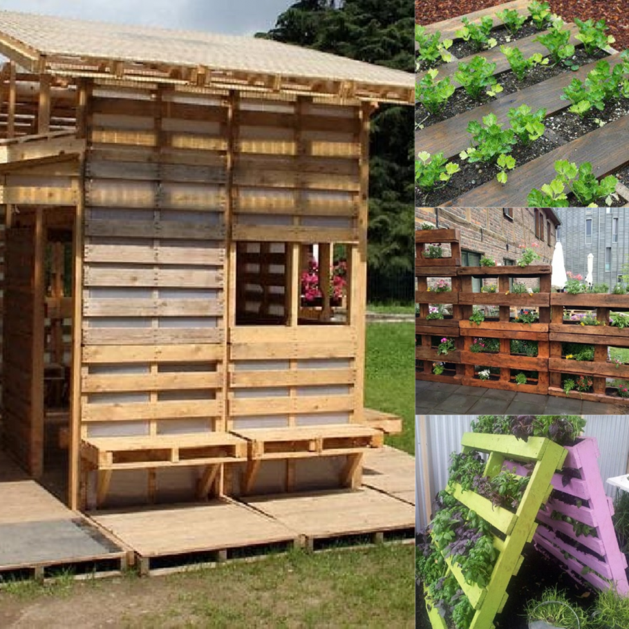 Паллеты на даче