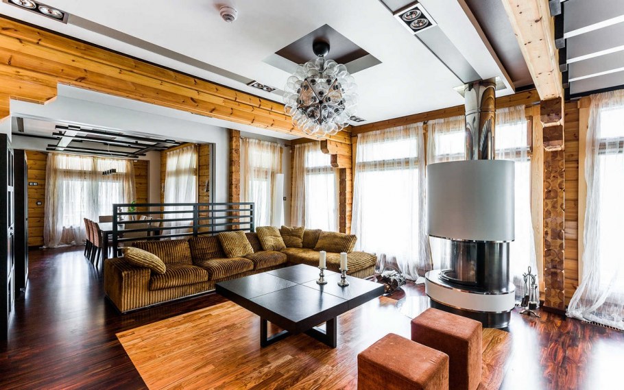 Коттедж внутри