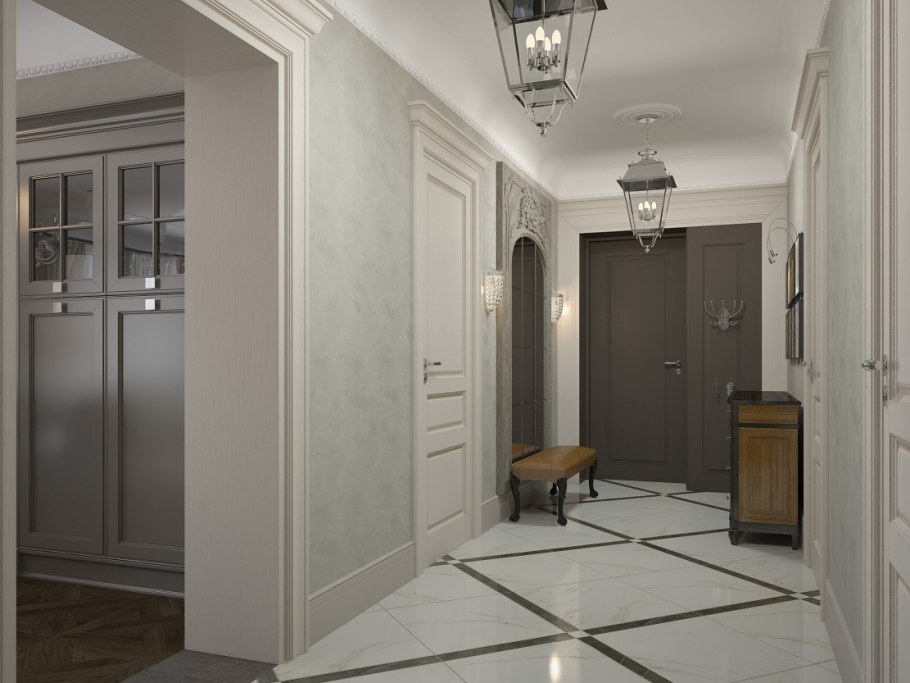 Двери Неоклассика в интерьере