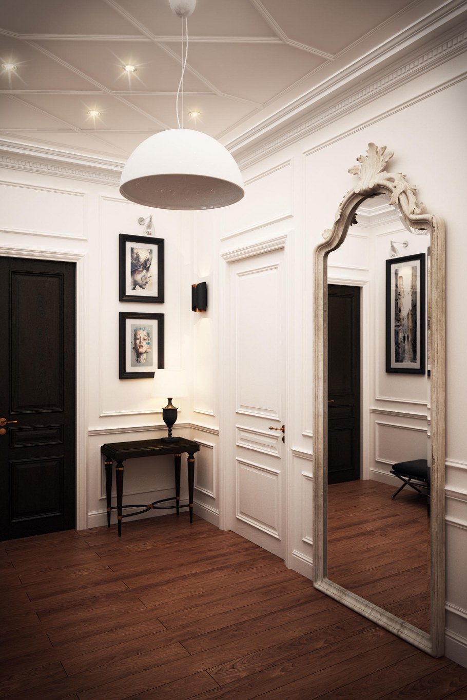 Прихожая в американском доме