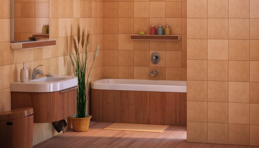 Отделка ванной плиткой
