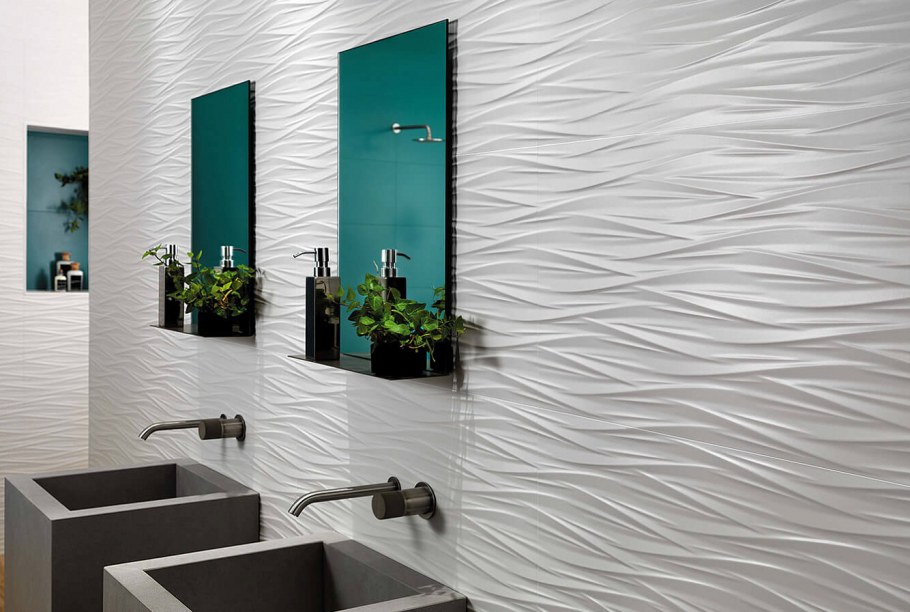 Плитка Atlas Concorde 3d Wall Design Dune White Matt