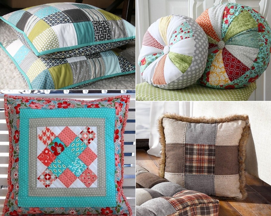 Лоскутные подушки