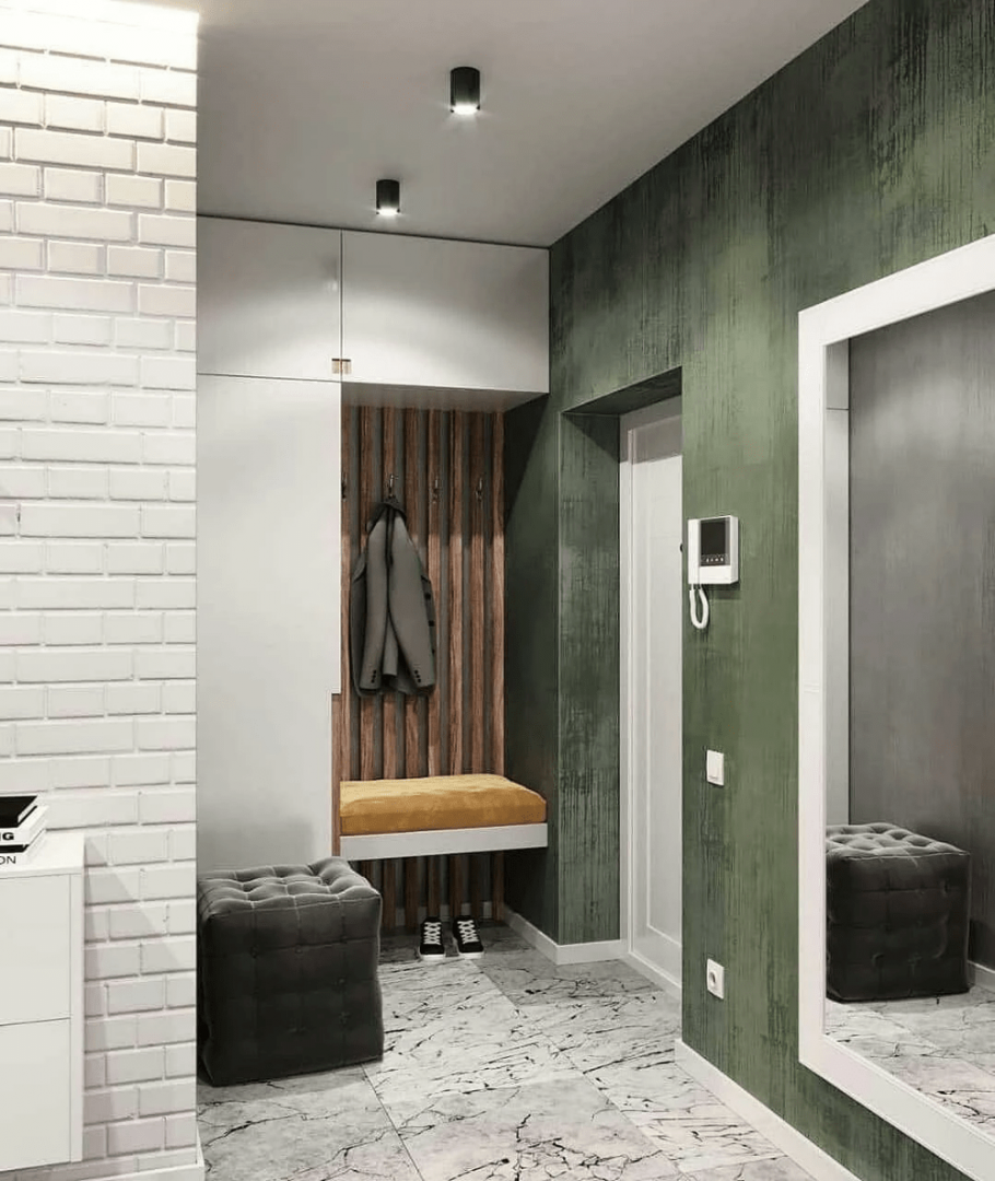 Серая прихожая