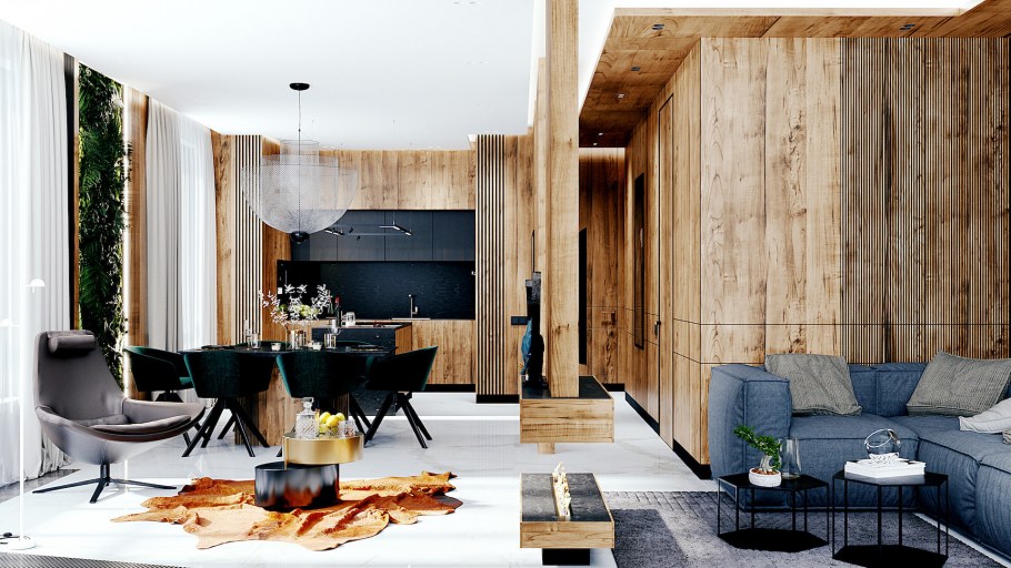 Дерево в интерьере