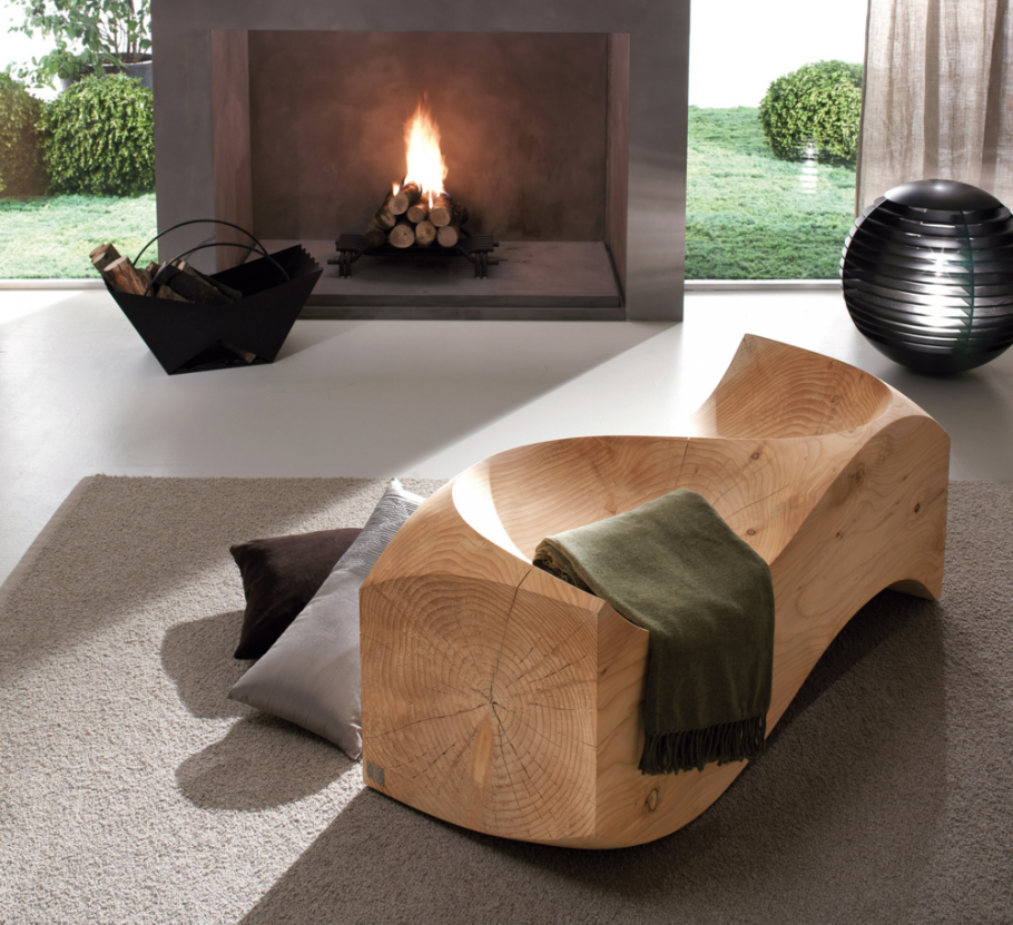 Восстановленная древесина в интерьере