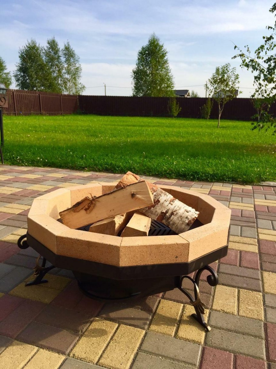 Чаша костровая шамотная