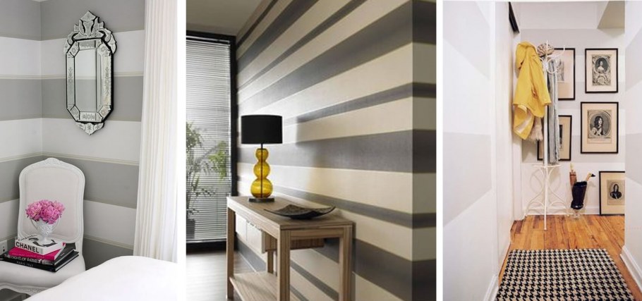 Обои в маленькую прихожую в квартире для увеличения пространства