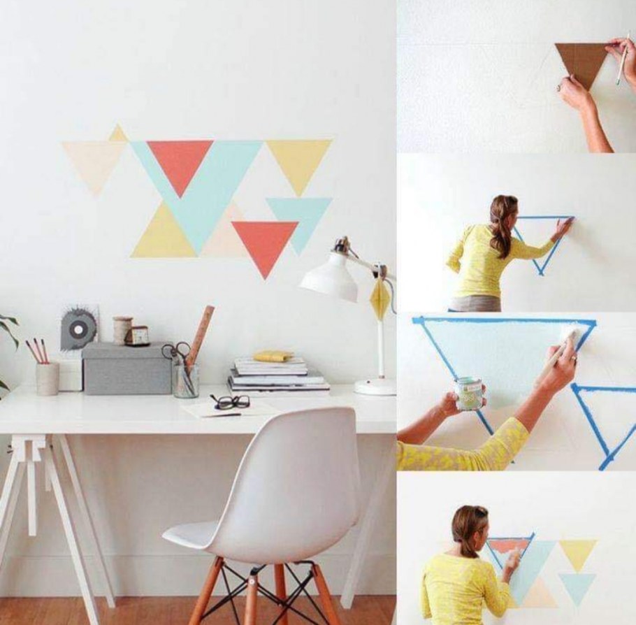 Геометрические фигуры натстенах