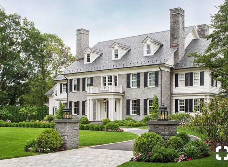 Григорианский колониальный стиль особняк