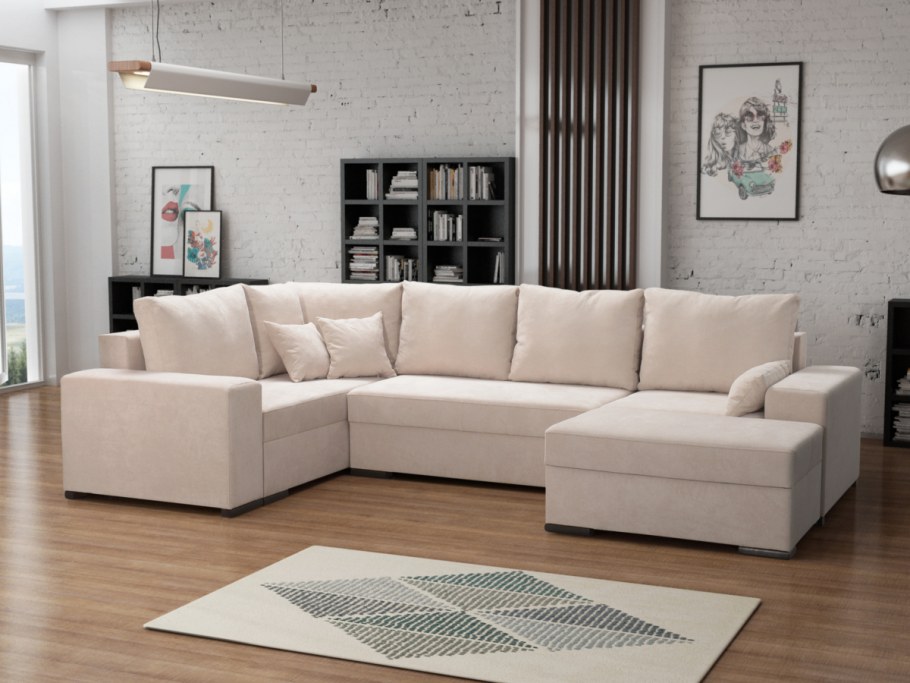 Красивый диван в интерьере